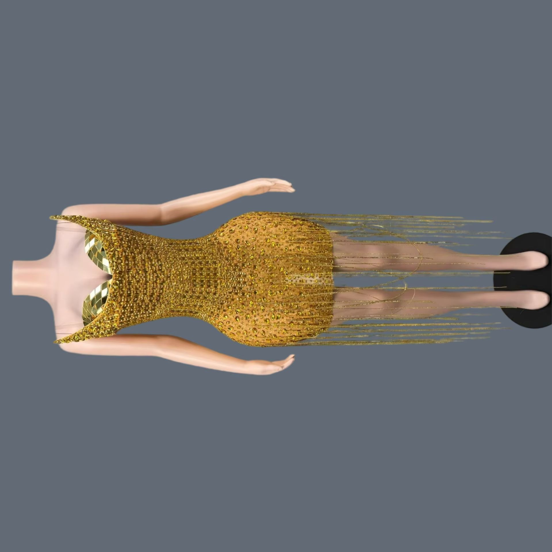 Sparkly Rhinestone Club Party Dress - Праздничное вечернее платье для дня рождения,