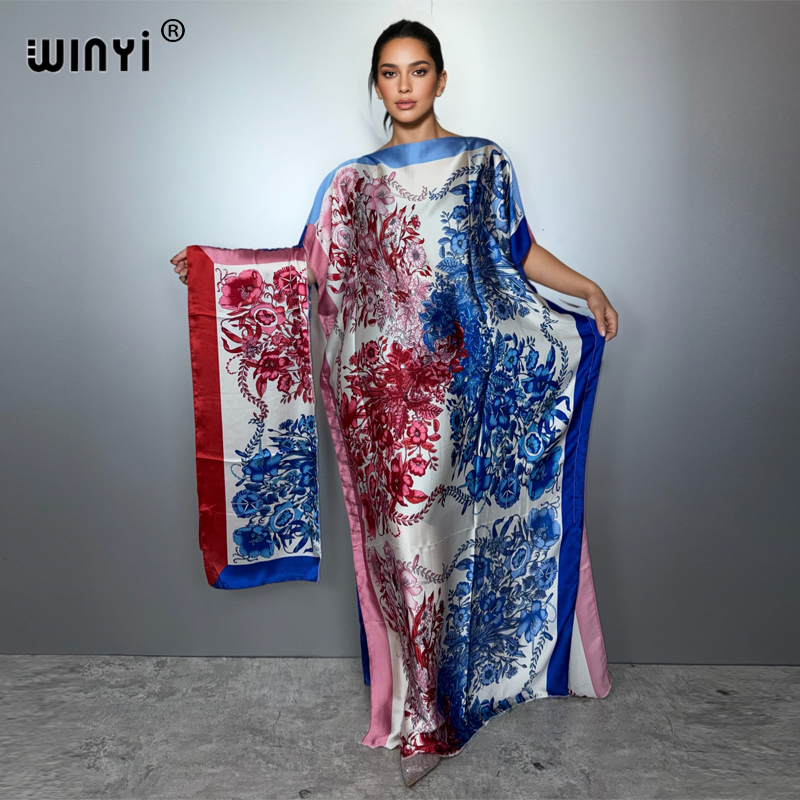 Летнее бохо-платье WINYI в афр – обзор и цена Boho Summer Beach Maxi Dress