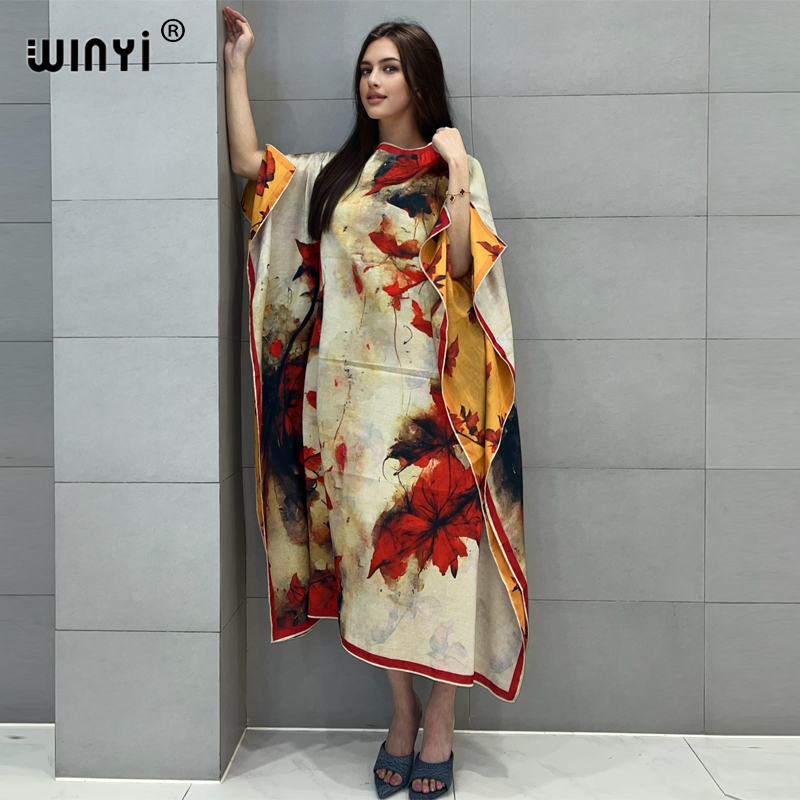 Пляжное платье WINYI высокого  – обзор и цена Boho Summer Beach Maxi Dress