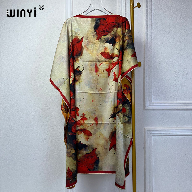 Пляжное платье WINYI высокого  – обзор и цена Boho Summer Beach Maxi Dress
